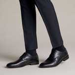 Pantofi derby 44 44.5 45 plain toe Hugo Boss piele naturala moale