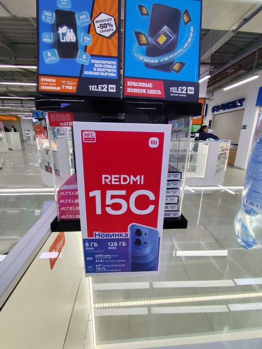 Redmi 15c 4/128 новый 70 000 т