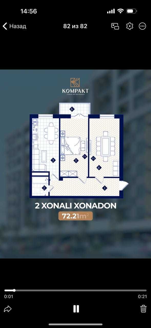Yangi premium xonadonlar endi 24 oylik bo'lib to'lashga