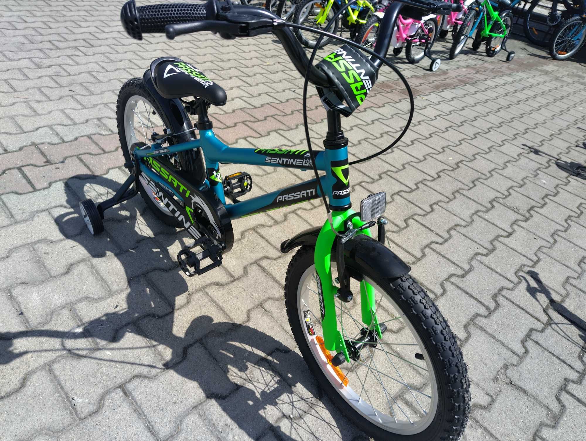 PASSATI Алуминиев велосипед 18" SENTINEL син