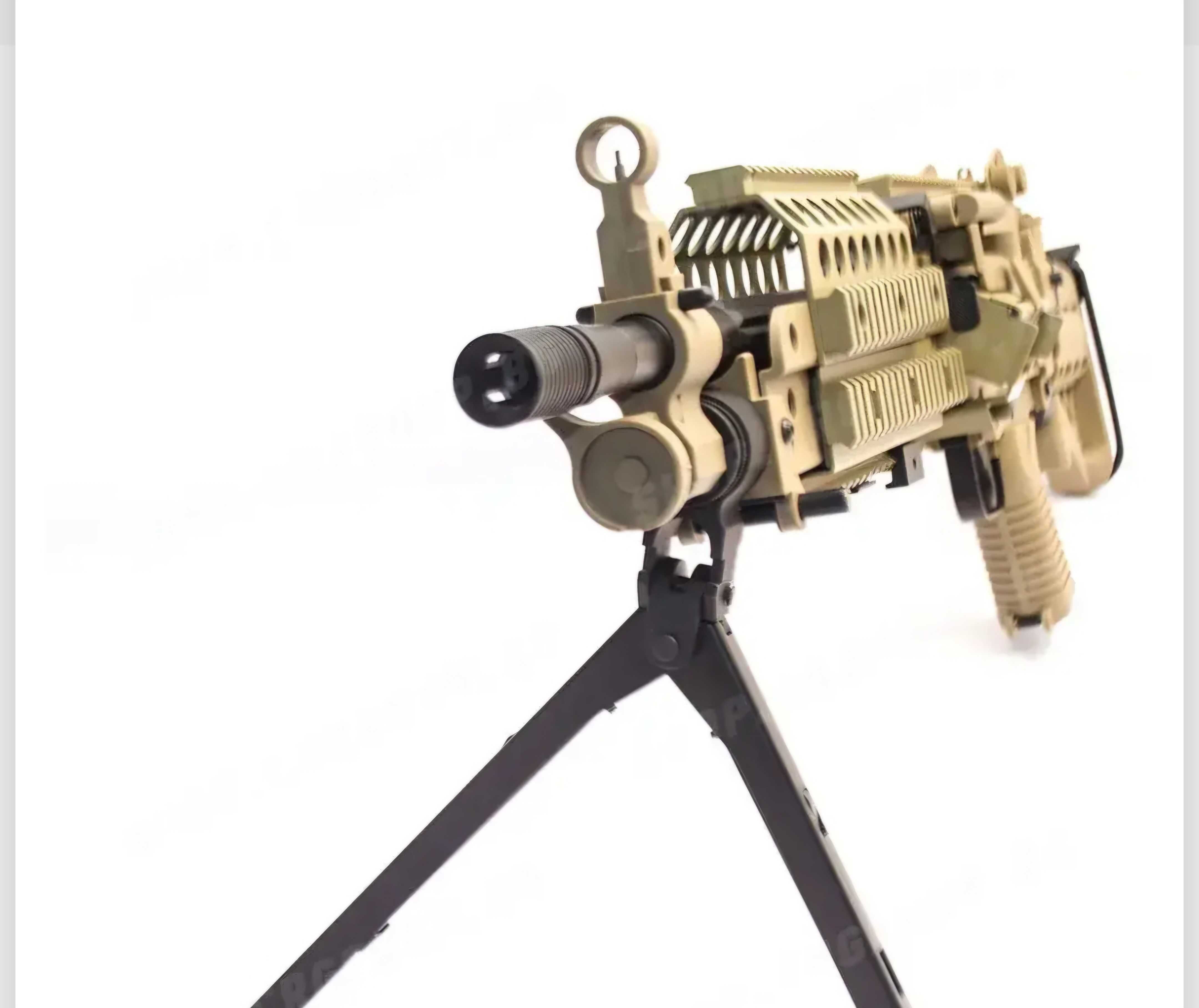 Airsoft картечница fn m249 mk46 Ugraded на 2 джала
