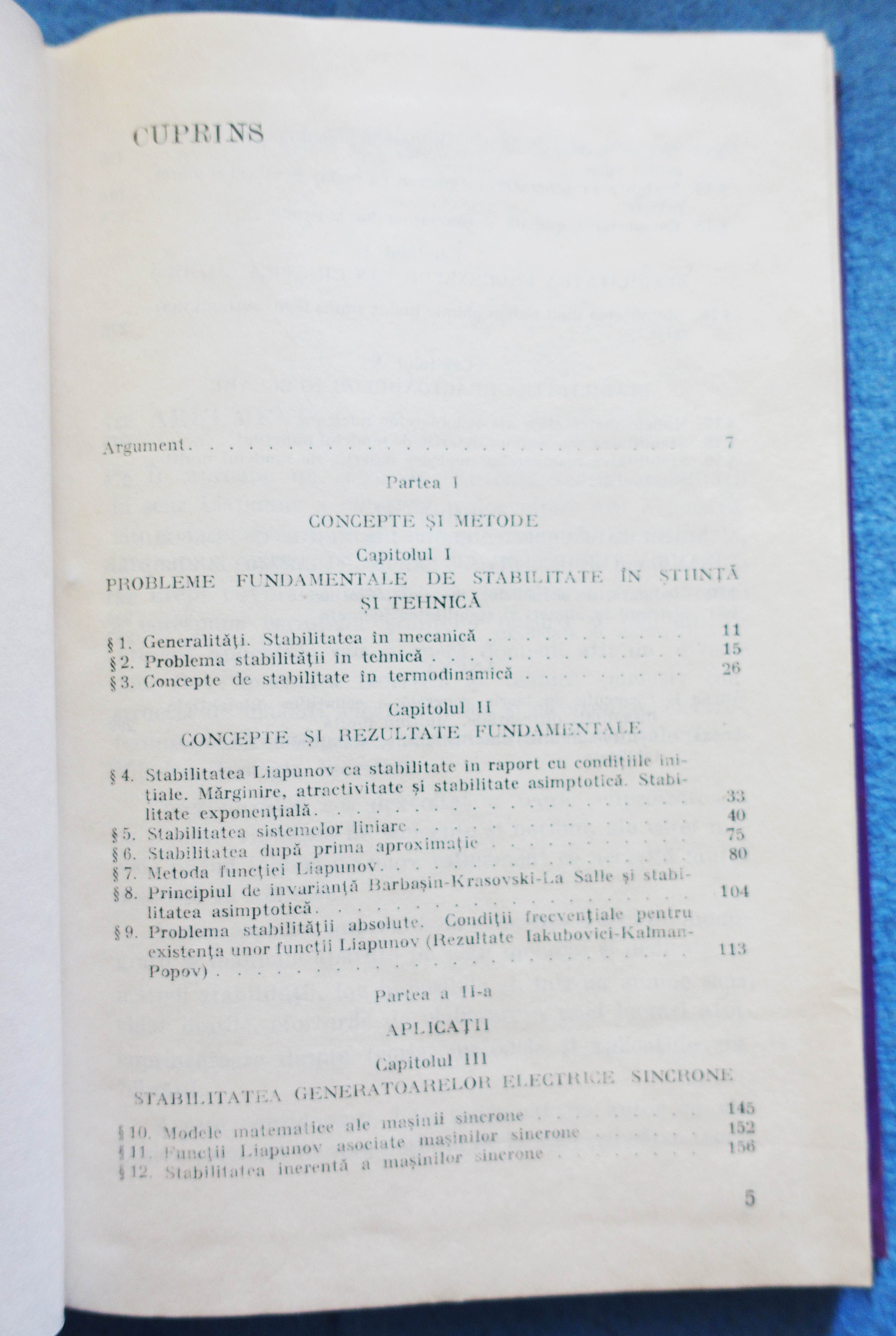 Teoria stabilităţii de Vladimir Răsvan