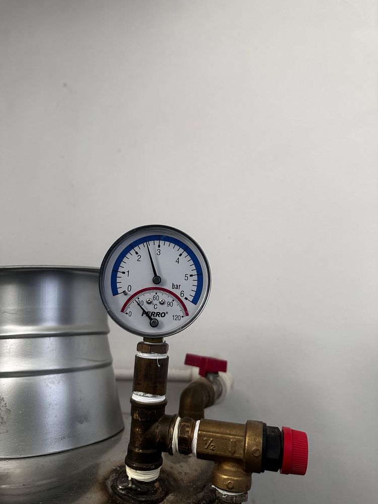 Boiler din Inox electric si pe lemne 100L