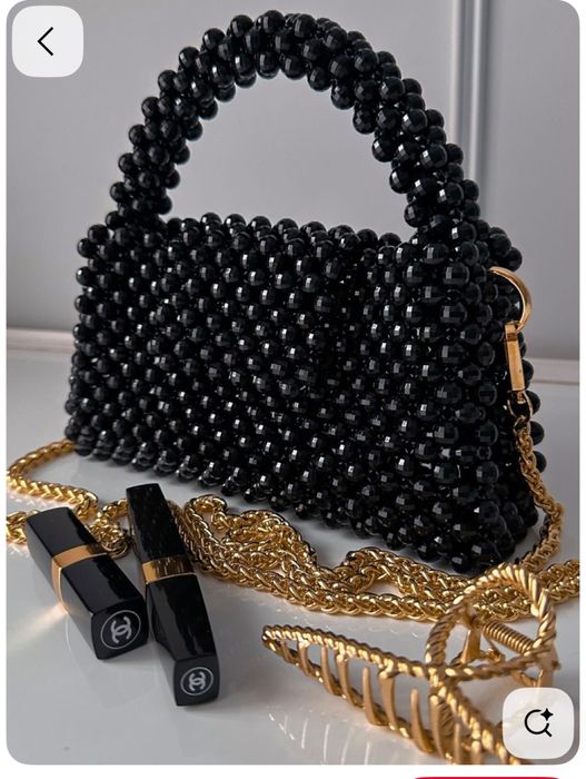 Сумка ручной работы черного цвета