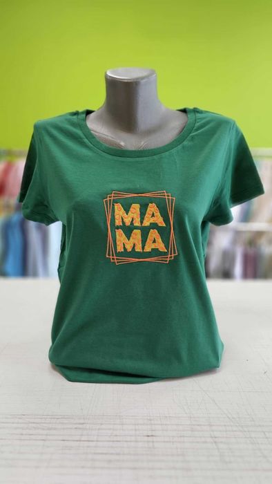 Дамска тениска с бродерия МАМА