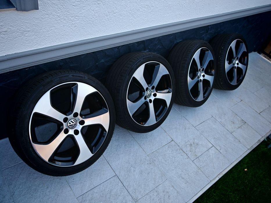 Jante Vw Golf GTI Gtd 7 originale cu anvelope  225/40/18 recent aduse