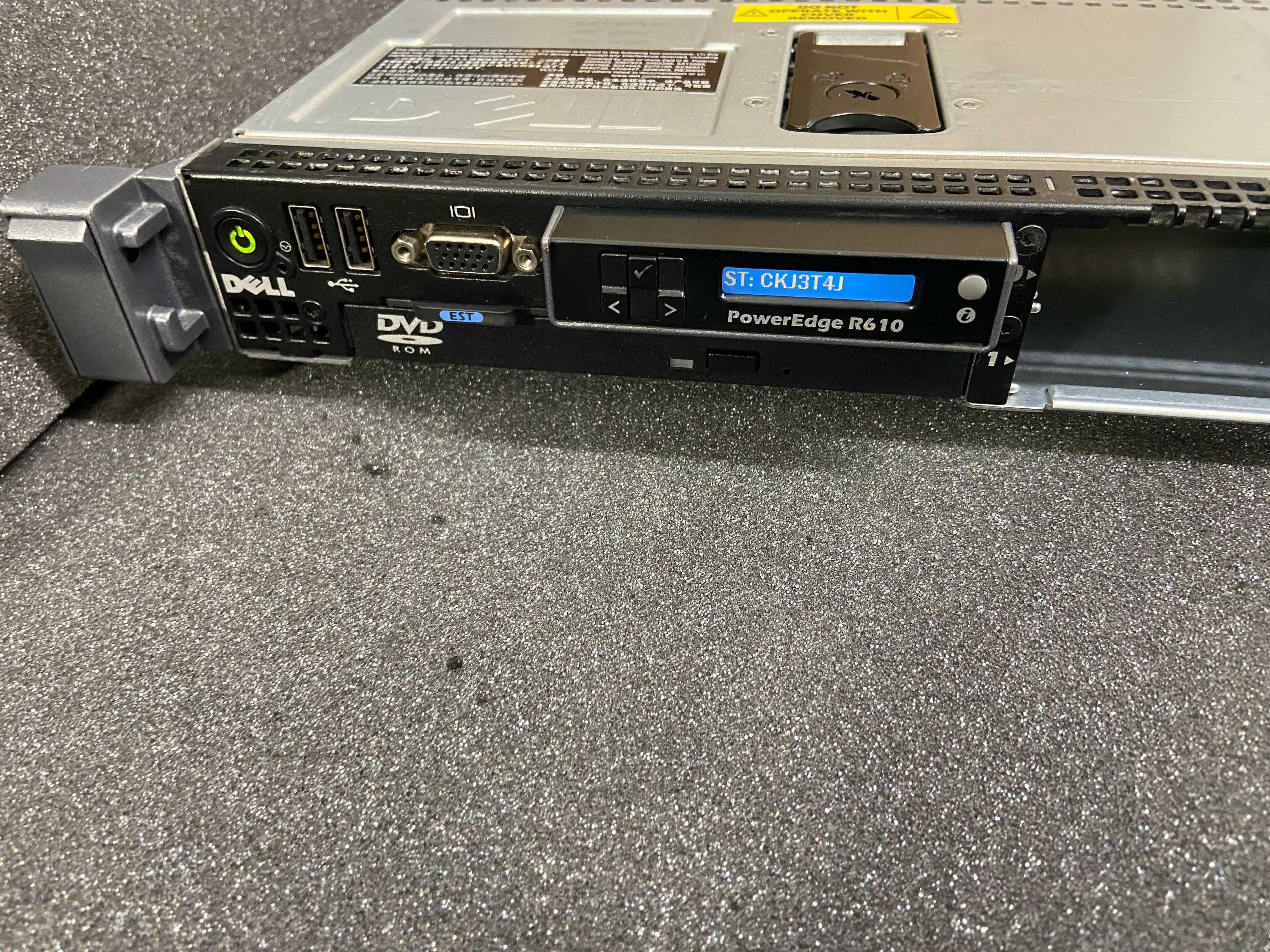 Dell R610 2x Xeon L5520, 8GB RAM, RAID 6x SFF сървър