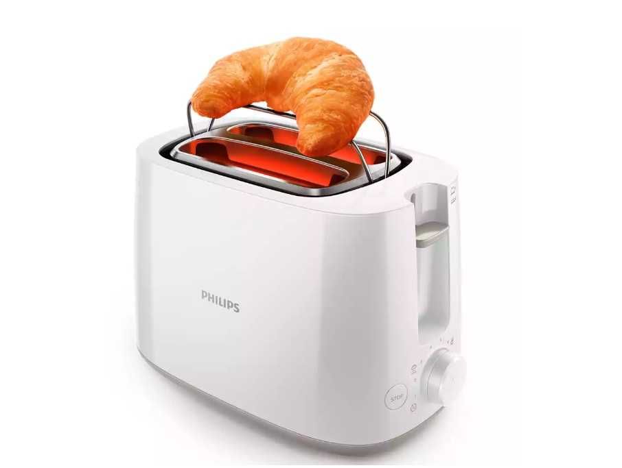 Тостер Philips HD2581/00, 750 W, 2 филии, 8 степени на изпичане