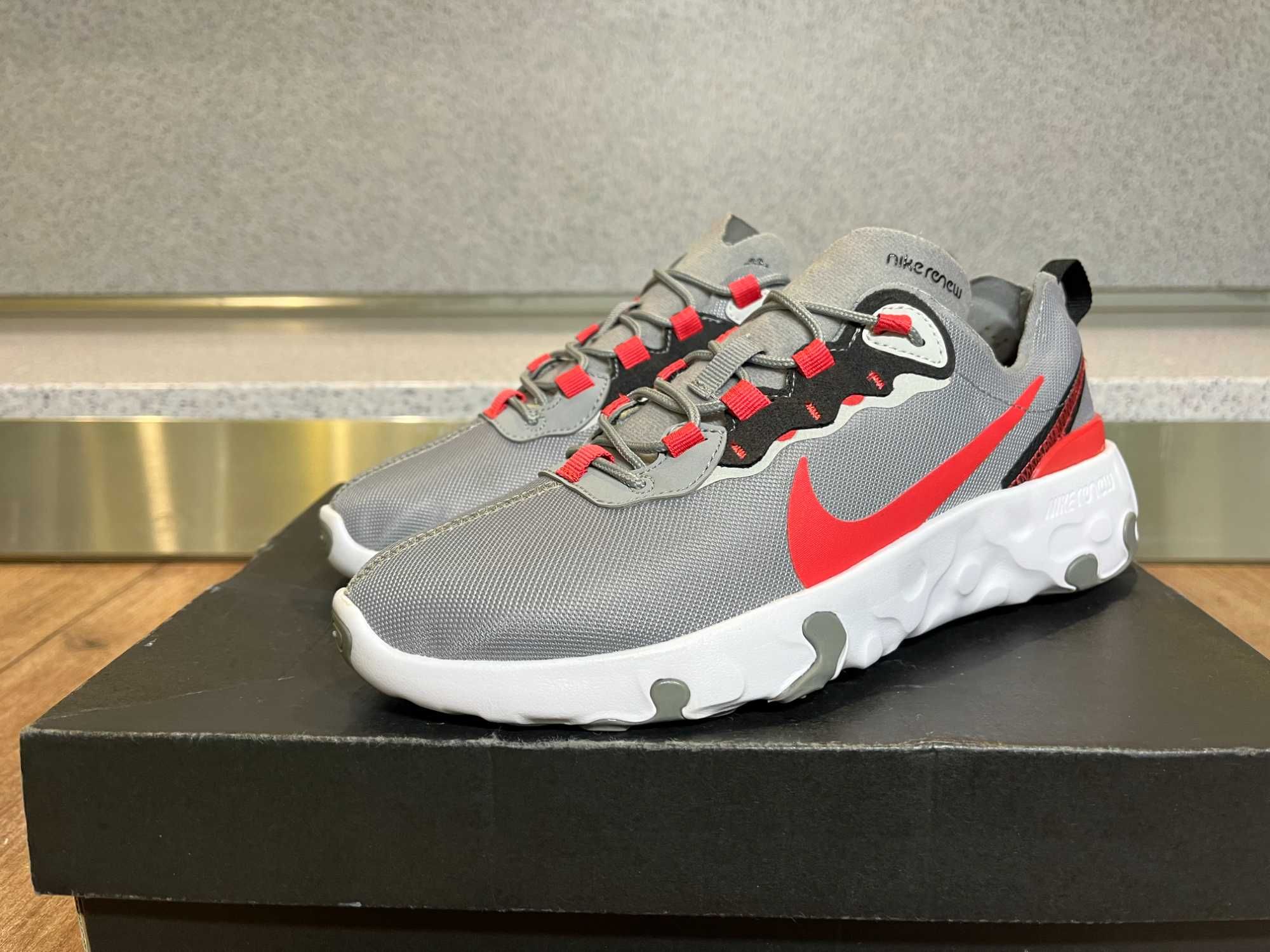 ОРИГИНАЛНИ *** Nike Renew Element 55 / Grey Red White