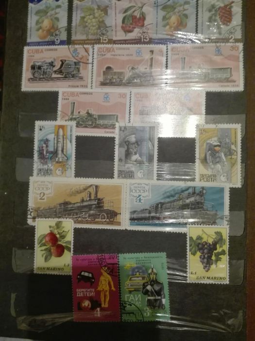 Clasor cu timbre vechi de peste 25-30 ani