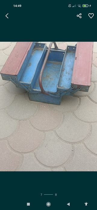 Vând ladă/ trusa de scule tabla