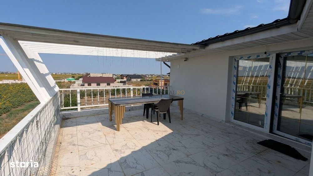 Apartament 4 camere, mobilat si utilat, terasa + curte, Magurele