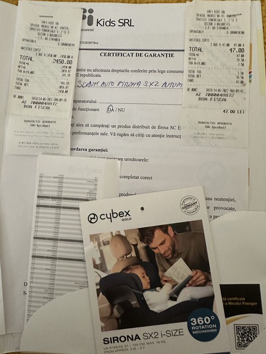Cybex Sirona SX2 rotativ ca si Nou