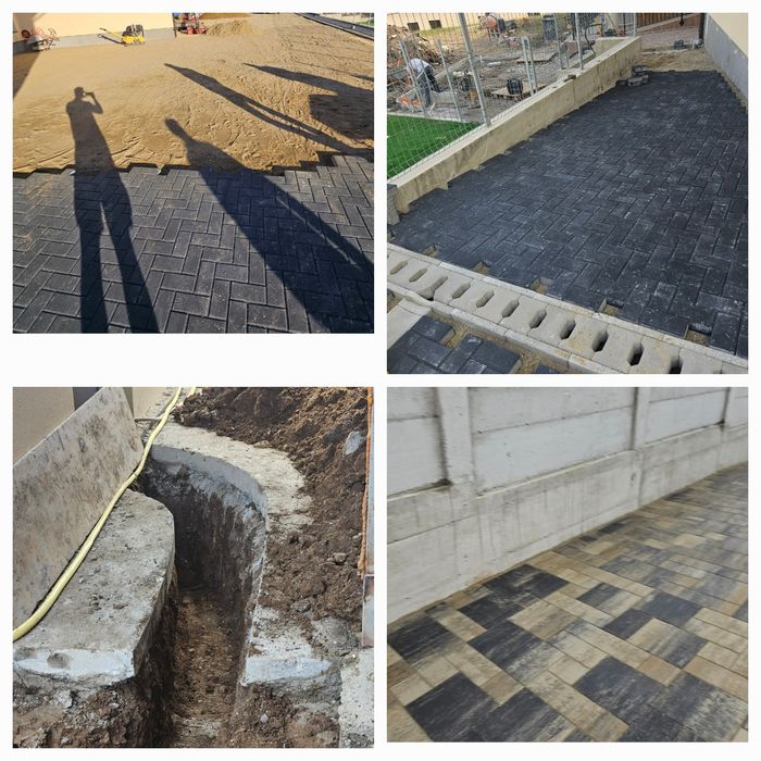 Servicii complete amenajări exterioare-pavaje,excavații,utilitati
