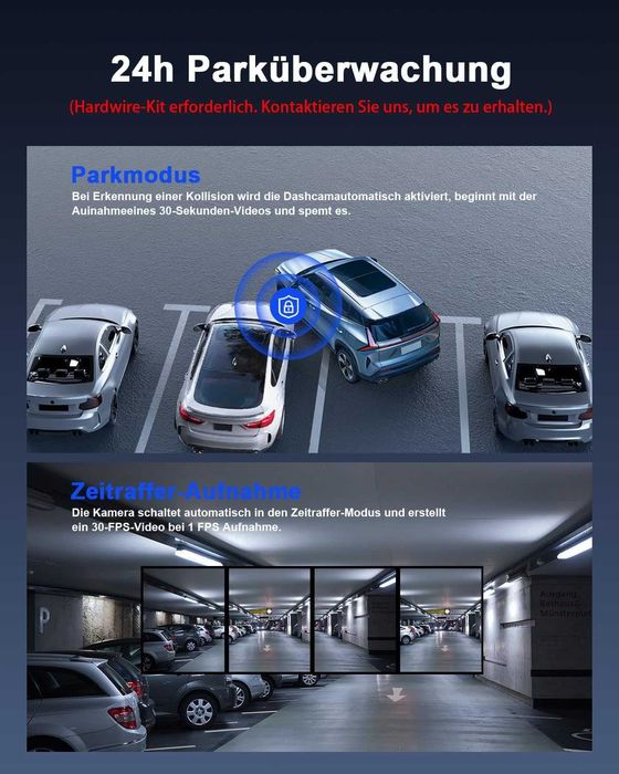 Видеорегистратор,  kамера за кола,  Avylet A4 4K + 1080P