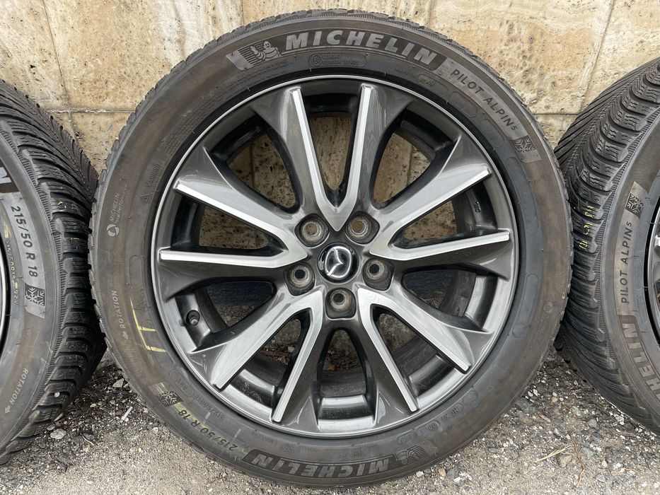 Jante Roți 18 Mazda CX-3 Hyundai Kona Anvelope iarna 215 50 R18 M+S
