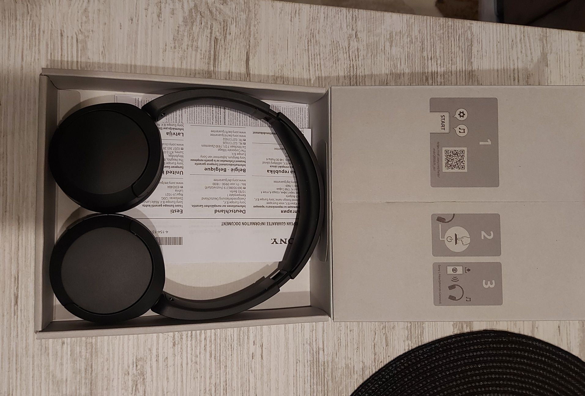 Слушалки On Ear Sony WH-CH520, Wireless, Bluetooth, Microphone, Multip