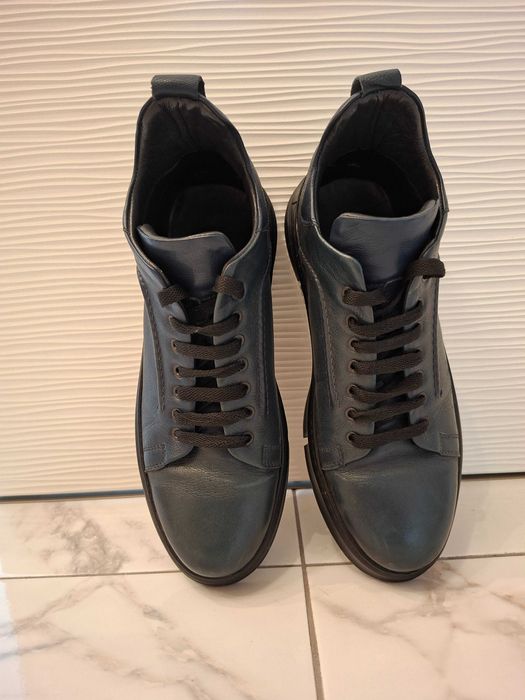 Мъжки боти от естествена кожа