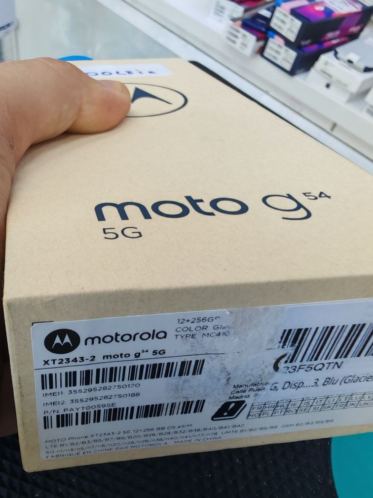 Motorola G54 5G, 12/512 GB, Nou, Garanție