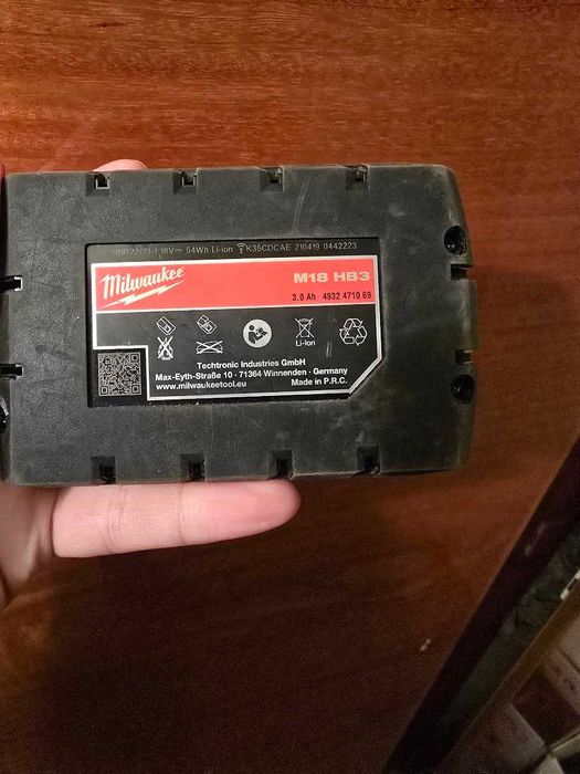 acumulator milwaukee m18hb3 18v 3.0 ah /Bosch 36v Garden Mower Tools/