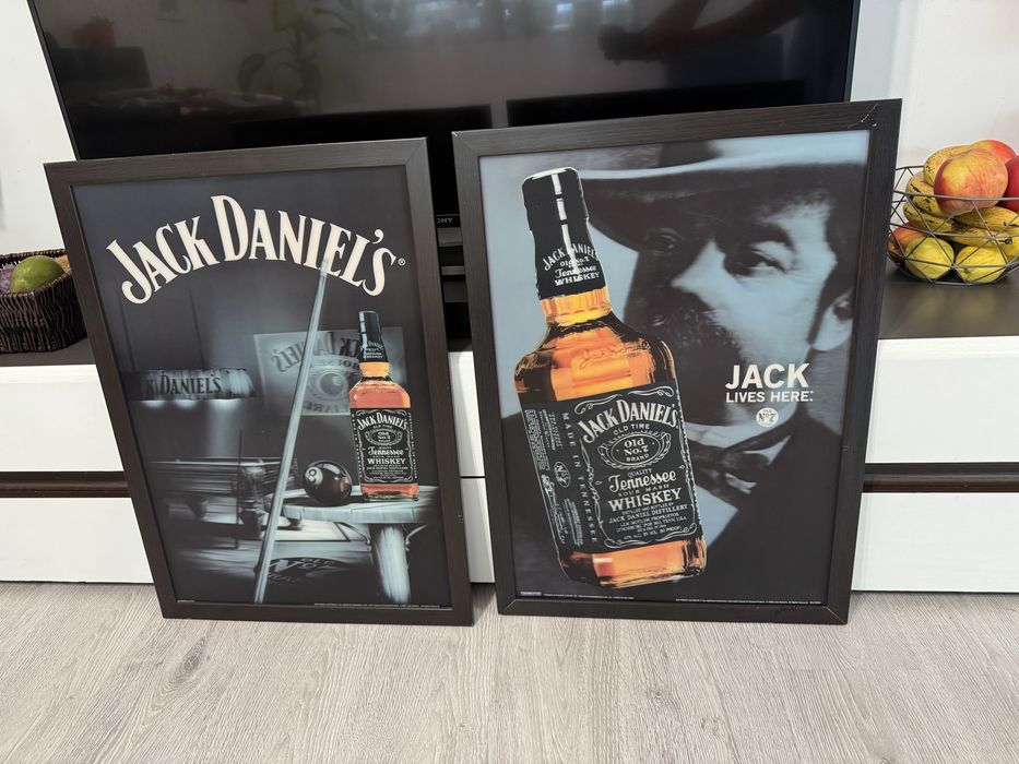 Tablouri editie limitata Jack Daniels (2008) - Sunt 3D/Holograma.