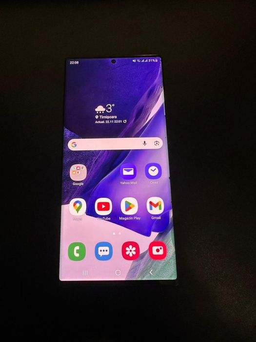 Vand Samsung Note 20 ultra