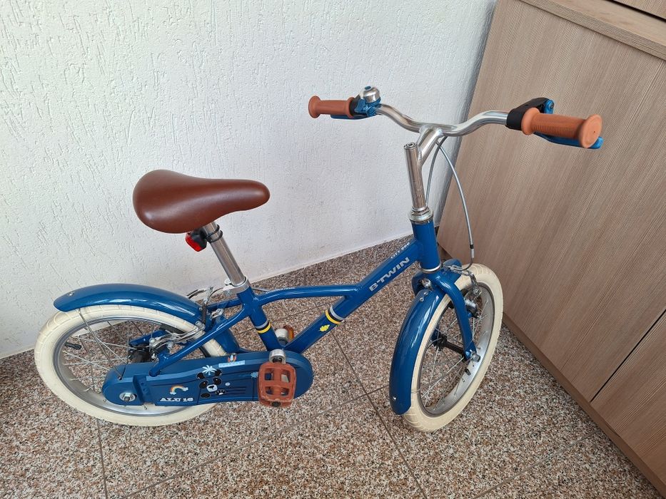 bicicleta b-twin 16 inch aluminiu usoara