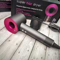 Длступный Мощный Фен  Super Hair Dryer HD-08 с одной насадкой