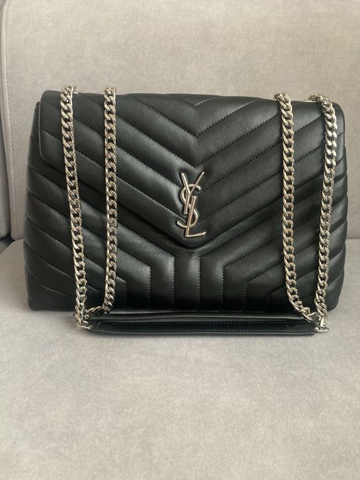 YSL Saint Lauren Чанта естествена кожа