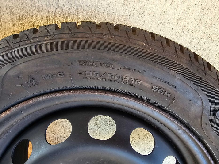 Set roti iarna VW SKODA AUDI 205 60 R16 anvelope noi SAVA  9mm DOT24