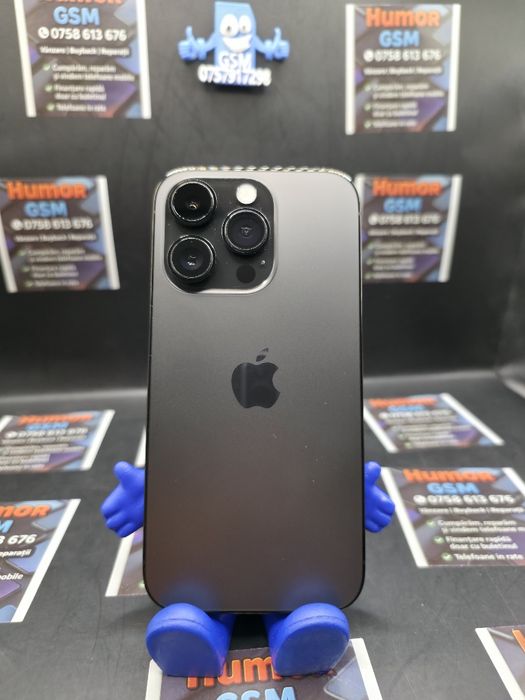 iPhone 14 Pro / 256GB / Black / Garantie / 97 % / Posibilitate rate