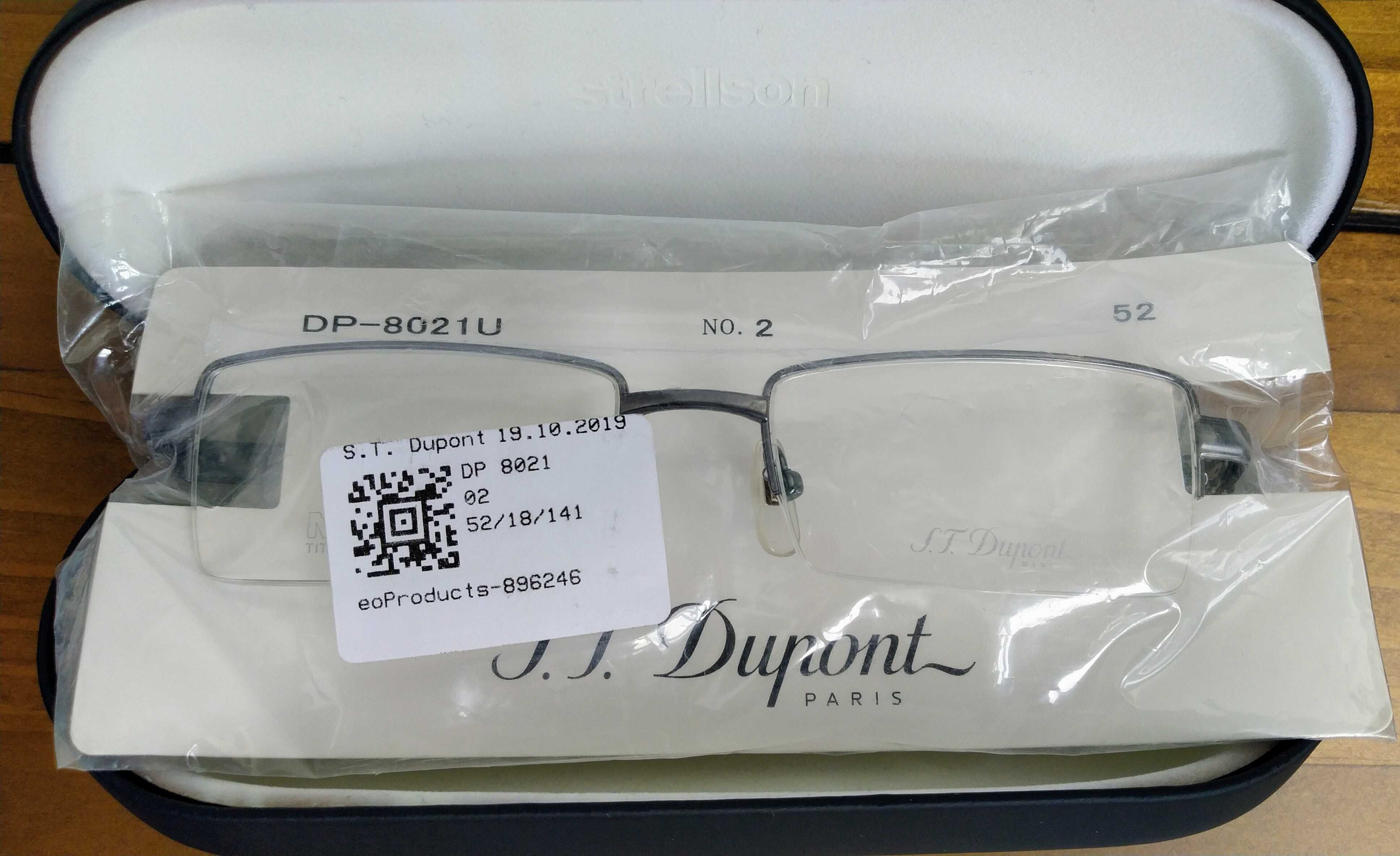 S.T.Dupont - Диоптрични очила с титаниеви рамки, чисто нови!