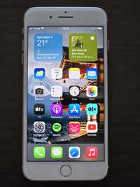 Iphone 8 Plus  256 Gb Silver + accesorii (folie , huse , cabluri)