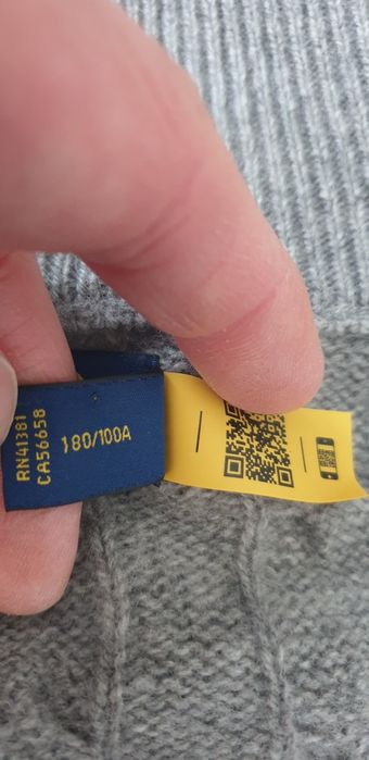 POLO Ralph Lauren Cable Wool / Cashmere Knit  L НОВО ОРИГИНАЛ  Пуловер