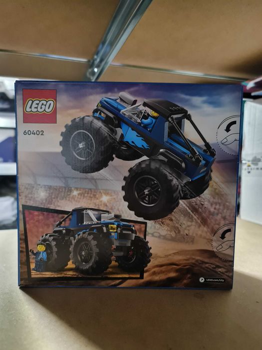LEGO City - Monster truck albastru 60402, 148 piese, NOU, sigilat