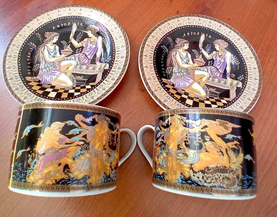 Порцелан, керамика, комплект подправки, чайник, каничка, чинии соц