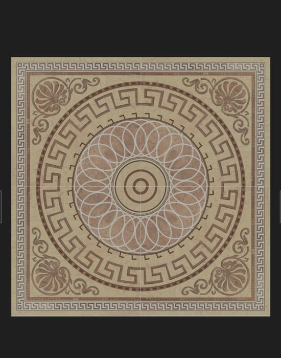 Gresie interior portelanata,model ornament Versace