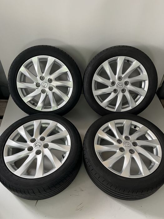Оригинални джанти 17 цола 5х114,3 за Мазда 6 с летни гуми 215/50/17