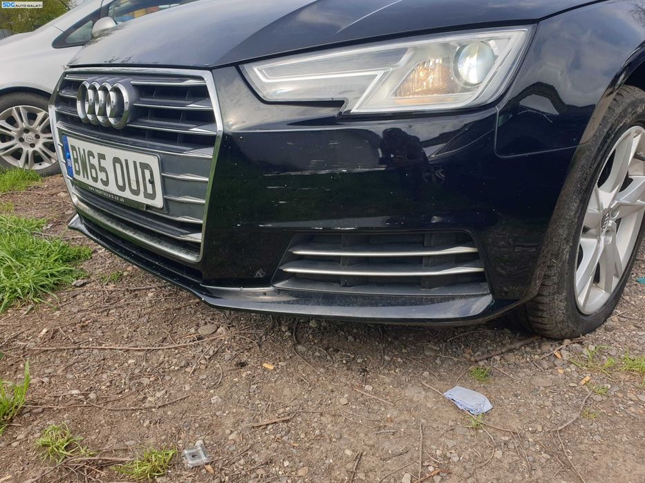 Bara Spoiler Fata Completa cu Grila si Emblema Audi A4 B9 NFL Non Facelift 2015 - 2019 Culoare LY9B [K4032]