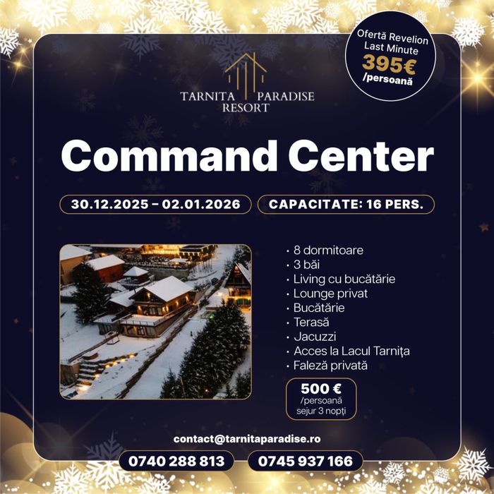 Tarnita Revelion Cabana Tarnita De Inchiriat