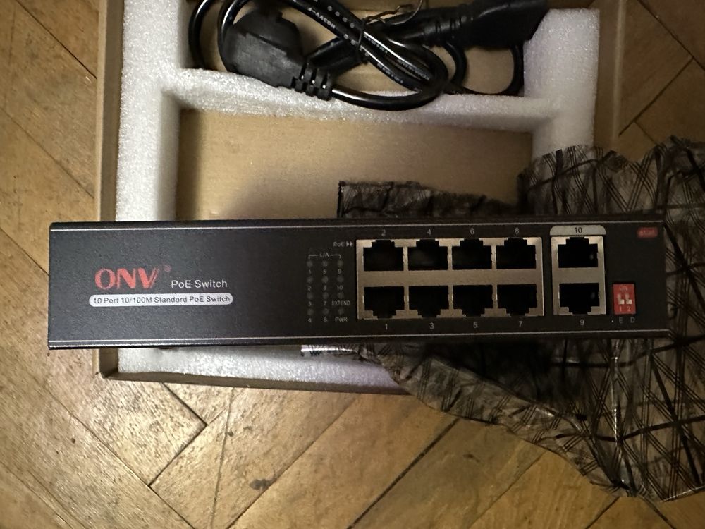 PoE коммутатор ONV H1108PLD 8 порт