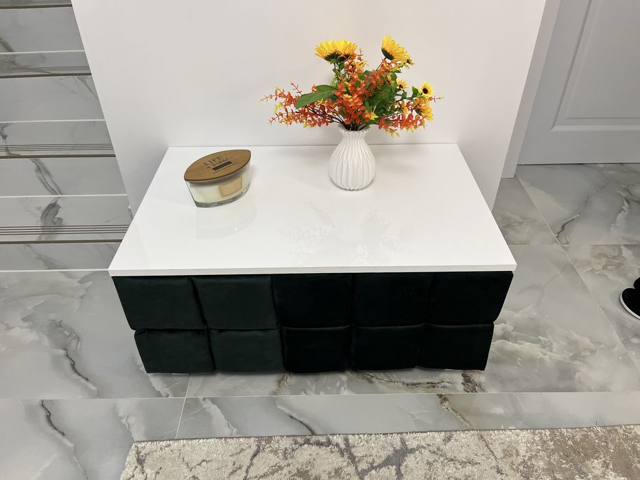Masuta cafea/living tapitata cu blat MDF