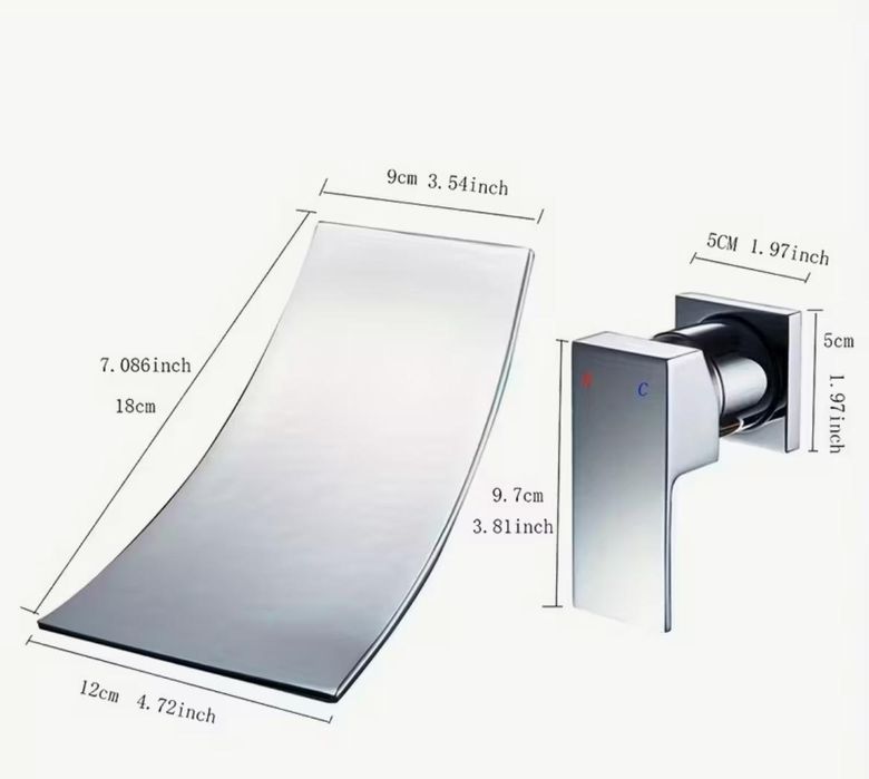 Baterie lavoar cada negru