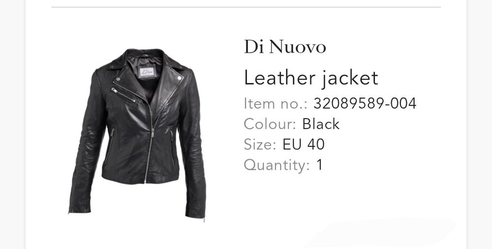 Кожено яке Di nuovo