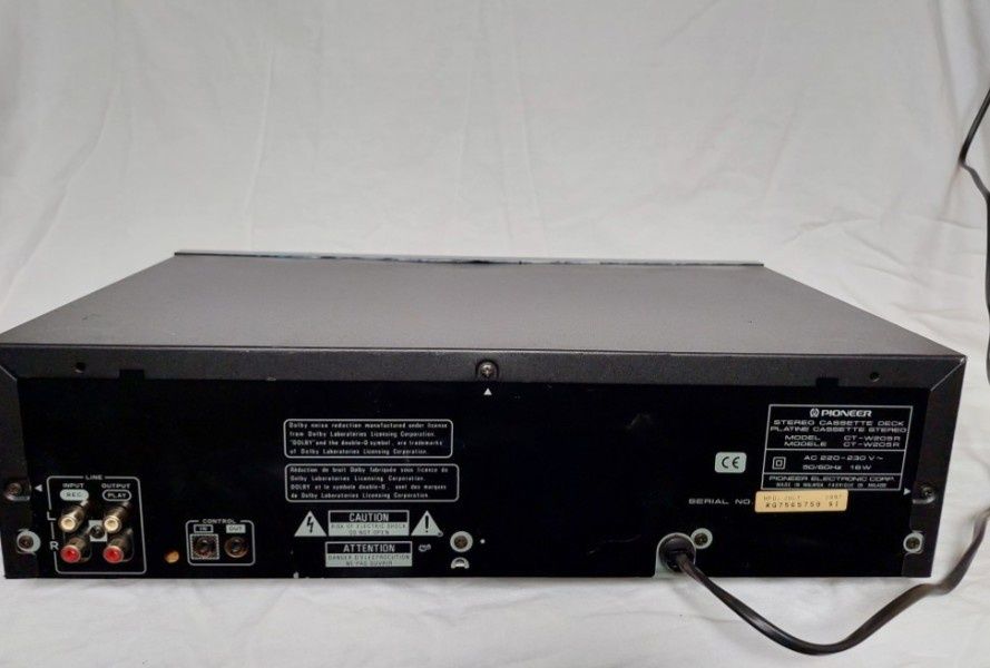 Dublu deck PIONEER CT W205R - cu autorevers