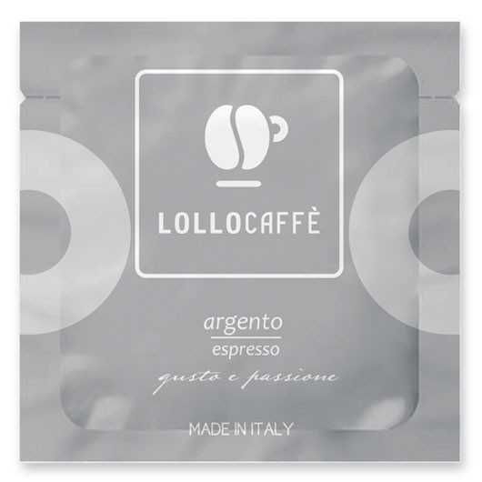 кафе LOLLOCAFFEE Argento 50/100/150бр хартиени дози внос ИТАЛИЯ