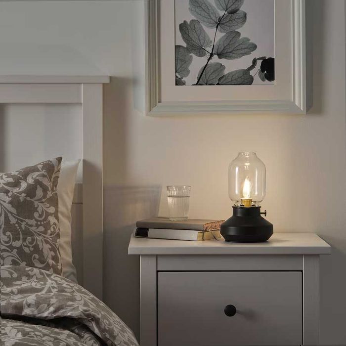 Veioza IKEA TARNABY intensitate reglabilă antracit, 25 cm