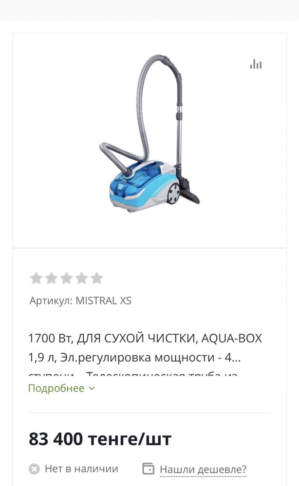 Пылесос Томас (Thomas mistral xs)