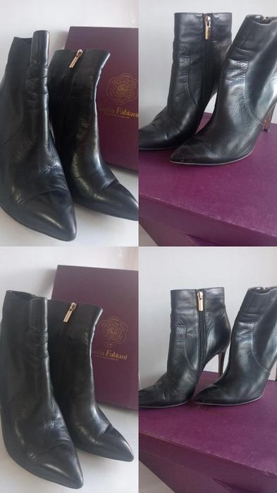 Полусапожки кожа