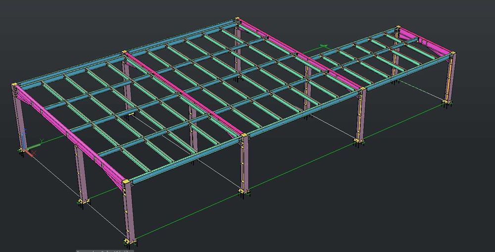 Realizez Proiecte Hale metalice detalii executie si randari